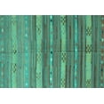 thumbnail image 1 of Ahgly Company Indoor Rectangle Southwestern Turquoise Blue Country Area Rugs, 8' x 12', 1 of 4