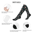 thumbnail image 5 of Lsque Baby Sloths Pattern Sport Compression Socks for Men & Women 15-20 mmHg Knee High Nurse Pregnant Running Medical and Travel Athletic, 5 of 6