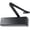 Matte Black, variant on Lawrence Hardware Extra Heavy Duty Door Closer, Grade 1 Adjustable Commercial Door Closer, Polished Chrome
