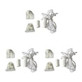 thumbnail image 4 of Naiovety Curtain Shutter Accessories Wear-resistant Window Blind Indoor Decorative Bracket Treatments Waterproof Control Blanco 25mm 3Conjunto, 4 of 6