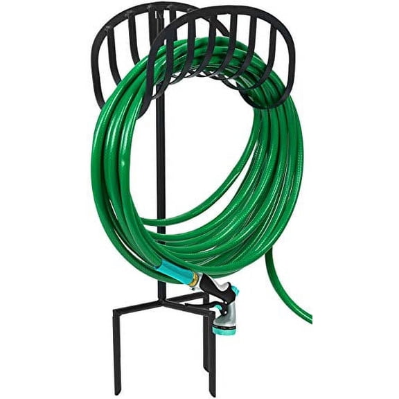 Sorbus Garden Manger Style Metal Gareden Hose Stand