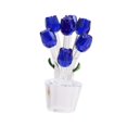 thumbnail image 2 of Figura de rosas de cristal, adorno de ramos de flores de rosas, adorno de flores de cristal para azul, 2 of 9