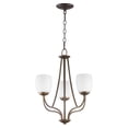 thumbnail image 2 of Quorum Lighting - Willingham - 3 Light Chandelier in Transitional style - 17, 2 of 2