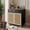 Cool Black, variant on Cat Litter Box Enclosure Furniture Hidden Indoor 2-in-1 Wooden Cat House & Washroom Cabinet with Scratching Board Doors and Drawer, 31.5"x15.7"x34.6"H