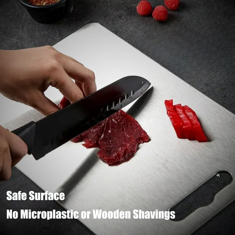 Tavano Cutting Boards, Tavano Cutting Board, Double-Sided Set of 3 Available Tavano Titanium Cutting Boards for Kitchen Non-porous and Easy to Clean (Set of 3)