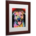 thumbnail image 2 of Trademark Fine Art "Best Dog" Canvas Art by Dean Russo, White Matte, Wood Frame, 2 of 4