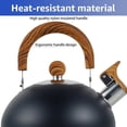 thumbnail image 3 of HLONK Whistling Kettle Ergonomic Handle 2.5L Stove Top Kettle Stainless Steel Stove Top Tea Elegant Stove Top Tea Pots Rustproof Lightweight Whistling Teapots for Gas Stove Induction Cook, 3 of 9