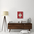 thumbnail image 2 of Global Gallery's 'Jolly Holiday Ornaments Peace' By Michael Mullan Stretched Canvas Wall Art, 2 of 4
