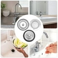 3pcs Kitchen Sink Strainers Bathroom Sink Stainless Steel Drainers Hair