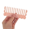 thumbnail image 3 of Unique Bargains 1 Pc Wave-shaped Hair Comb Pink Acetate Sheet, 3 of 5