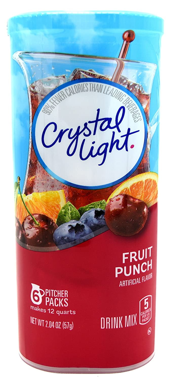 Crystal Light Fruit Punch Drink Mix (12quart), 2.04ounce Packages