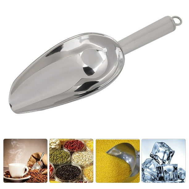 Fyearfly Ice Scoop 8oz, Popcorn Scoop, Dog Food Scoop, Stainless Steel
