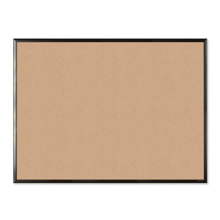 UPC: 0812296020507 | U Brands Cork Bulletin Board  48 x 36 inches  Black Aluminum Frame