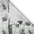 thumbnail image 5 of Ambesonne Feather Grommet Curtain, Grunge Geometric Gothic, 50" x 72", Pale Grey Black White, 5 of 6