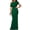Green, variant on Women'S Off Shoulder Elegant Sleeveless Bodycon Long Formal Party Evening Dress Green L