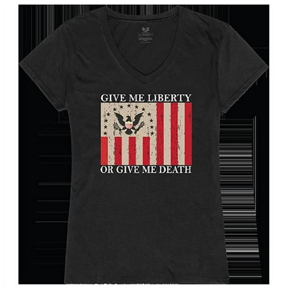Rapid Dominance Give Me Graphic V-Neck T-Shirt, Black - Large