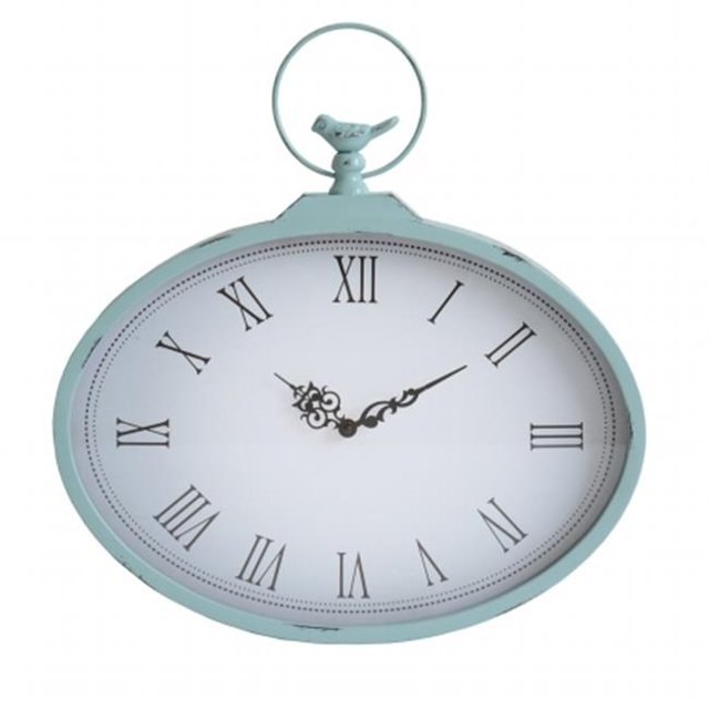 Stratton Home Decor S01856 Shabby Horloge Murale