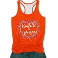 thumbnail image 4 of Gpoecd Camisoles Grande Taille pour Femmes Camisole Mode pour Carnaval Fête Tenue Décontractée Confortable Extensible Sans Manches Camisoles pour Femmes Orange,P, 4 of 4