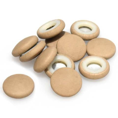 Rinker Boat Button Snaps 7000648 | Whisper Cashew 3/4 Inch (Set of 12)