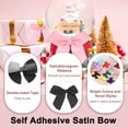 thumbnail image 3 of 6Pcs Mini Grosgrain Ribbon Bow 2" Self Adhesive Flower Bows Black, 3 of 7