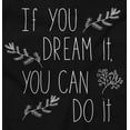 thumbnail image 2 of Dream it Do it Encourage Motivation Girls Kids T Shirt Tees Teen Brisco Brands M, 2 of 6