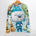 thumbnail image 2 of The Octonauts Sweater Long Sleeve Round Neck Pullover Jumper Fall Winter Clothes Print Tops Blouse XL, 2 of 6