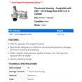 thumbnail image 2 of Thermostat Housing - Compatible with 2007 - 2010 Dodge Ram 2500 6.7L 6-Cylinder 2008 2009, 2 of 2