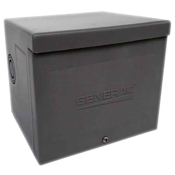 Generac GNC-6346 30 Amp 125/250V Aluminum Power Inlet Box W/ Spring-Loaded Lid 