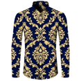 thumbnail image 1 of Camisa de hombre con solapa, informal, para exteriores, con botones, nuevo diseño de diseñador, gran oferta, talla europea 6XL, 1 of 6