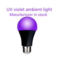 thumbnail image 4 of Light Bulbs Violet Ambient Light Atmosphere Light 395nm Wavelength 9W LED Black Quantity 1, 4 of 9