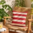 thumbnail image 5 of Orangide Striped Outdoor Waterproof Throw Pillow Cover, Modern Decorative Cushion for Patio Porch, Fade Resistant for Living Room and Bedroom, 5 of 7