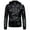 Black, variant on Lovskoo 2024 Men's Leather Jacket Long Sleeve Hooded Zipper Pockets Velvet Thick Warm Motorcycle Jacket Black