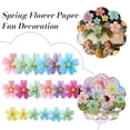 thumbnail image 5 of 9pcs Paper Flowers Decorations for Wall Classroom Paper Fans Floral Backdrop Flower Wall Decor, 5 of 5