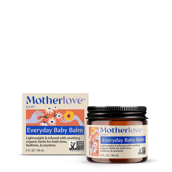 Motherlove Everyday Baby Balm, Gentle Herbal Baby Moisturizer, 2 Ounce