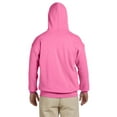 thumbnail image 2 of Gildan Adult Heavy Blend Hooded Sweatshirt - AZALEA - 3XL, 2 of 2