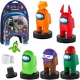thumbnail image 1 of Juego de figuras Toy P.M.I. Among Us Crewmate con 5 juguetes, 1 of 8