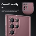 thumbnail image 2 of for Samsung Galaxy S23 Ultra Camera Lens Protector, 9H Tempered Glass Camera Cover Screen Protector Metal Individual Ring for Samsung Galaxy S23 Ultra 6.8 inch 5G 2023,Red, 2 of 4