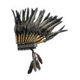 thumbnail image 3 of Sombrero americano, tocado de plumas artificiales, accesorios fotográficos para disfraces de baile, 3 of 9