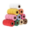 thumbnail image 7 of Zhaomeidaxi 1 Roll 2mm Cotton Cord Cotton Rope Colored Craft Cord for DIY Crafts Plant Hangers Thread Party Decoration, 7 of 7