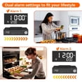 thumbnail image 3 of MONODEAL Bluetooth CD Player,Under Cabinet Kitchen FM Radio CD Player,Dual HD Speakers,Wireless Music System with LED Light,Remote Control,Kitchen Ti, 3 of 8