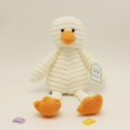 thumbnail image 2 of Muñeco de peluche con forma de animal a rayas, muñeco animal creativo, tipo: pato, altura: 42 cm Sailing Electrónica, 2 of 5