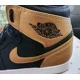thumbnail image 3 of Ni - ke Ni - ke Air Jordan 1 Retro High Men's 10.5 Black/Gold Melo 2014 Shoes 332550-026, 3 of 5