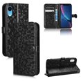 thumbnail image 5 of Funda para iPhone XR con diseño geométrico de piel tipo cartera y cierre magnético, 5 of 5
