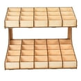 thumbnail image 3 of Tachiuwa 2pcs Craft Pigment Color Paint Ink Shelf Storage Rack Model Stand Organizer, 3 of 9