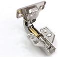 thumbnail image 4 of Soft Close Cabinet Hinge 180/90 Degree 2-Piece Hydraulic Corner Door Hardware with 4 Hole DesignCold-Rolled Steel Nickel-Plated Rustproof Hinges, 4 of 5