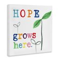 thumbnail image 2 of Stupell Industries Contemporary Hope Grows Here Colorful Canvas Art, 17 x 17, by June Erica Vess, 2 of 7