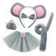 thumbnail image 3 of Disfraz de ratón para niños y niñas, diadema con orejas de ratón para fiestas, actuaciones y cumpleaños. Estilo C, 3 of 9
