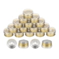 thumbnail image 1 of Uxcell Tapas de Flip Off de 13 mm 200PCS Sellos Sin Rebabas Tapas de Flip Off para Frascos de Vidrio Botellas Liofilizadas, Transparente/Dorado Verde, 1 of 6
