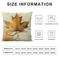 thumbnail image 5 of JEUXUS Hello Pumpkin Fall Maple Leaf Throw Pillow Covers, Pillows Autumn Seasonal Cushion Case for Sofa Couch, 5 of 5