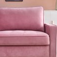 thumbnail image 3 of 71'' Velvet Sofa, 2-Seat Mid-Century Couch with Button Tufting Design Seat, Sofa Couch with Gold Legs for Living Room, Apartment, 3 of 7